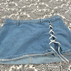 SHEIN plus size Jean skirt